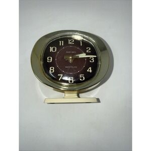 Vintage Westclox Baby Ben Wind-Up Luminous Hands Alarm Clock MCM  - Tested